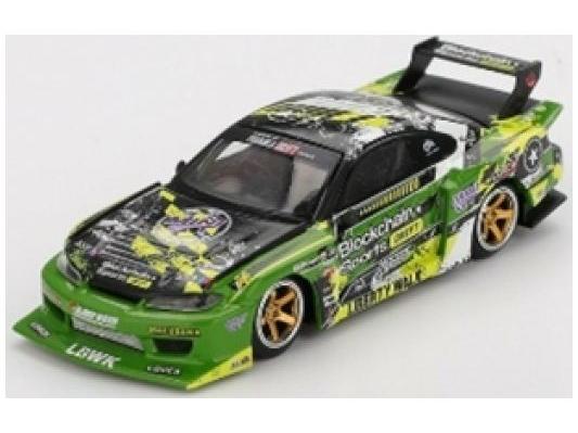 Nissan LB-Super Silhouette S15 Silvia #555 V2 2024 Drift Japan (RHD) 1:64 Scale MINI GT Diecast Model Car-MINI GT-Diecast Model Centre
