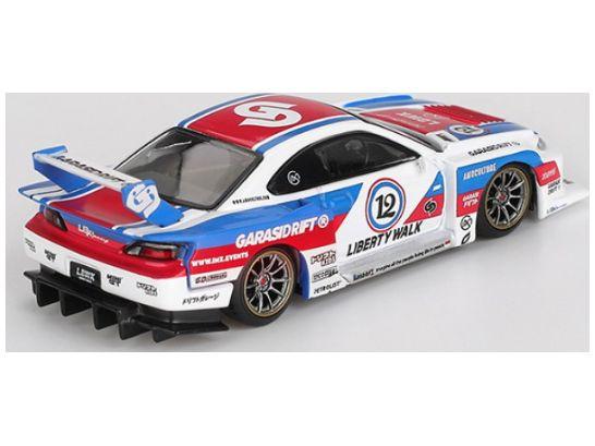 Nissan LB-Super Silhouette S15 Silvia Garasidrift X LBWK 2025 (RHD) Blister Packaging 1:64 Scale MINI GT Diecast Model Car-MINI GT-Diecast Model Centre
