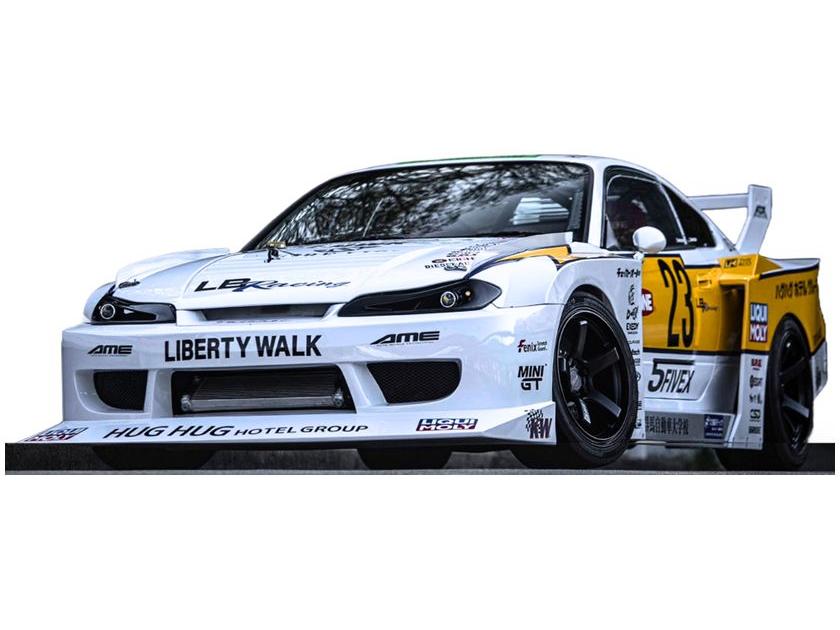 Nissan S15 Silvia LB Super Silhouette White 2021 1:18 Scale GT Spirit Resin Model Car-GT Spirit-Diecast Model Centre