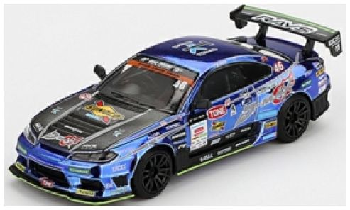 Nissan Silvia (S15) D-MAX #46 2023 GP D1 (RHD) Japan Exclusive (Blister Packaging) 1:64 Scale MINI GT Diecast Model-MINI GT-Diecast Model Centre