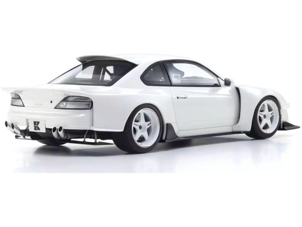Nissan Silvia S15 Khyzyl Saleem White Samurai Collection 1:18 Scale Kyosho Resin Model Car-Kyosho-Diecast Model Centre