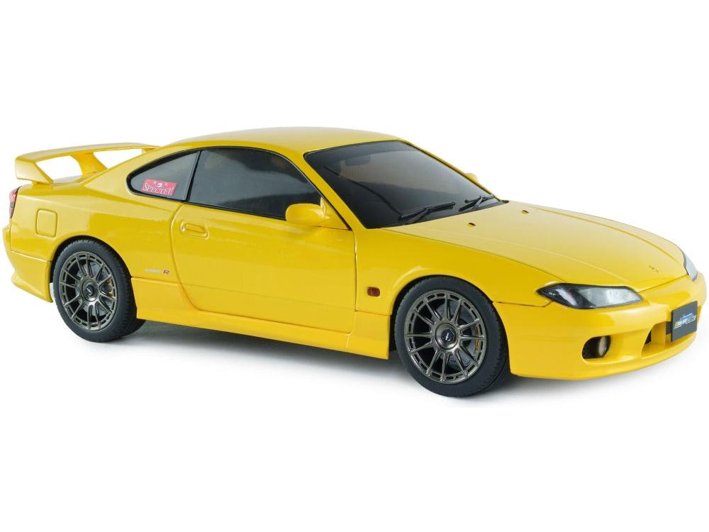Nissan Silvia S15 SPEC-R Aero Lightning Yellow 1999 1:18 Scale Diecast Model Car – Solido-Solido-Diecast Model Centre