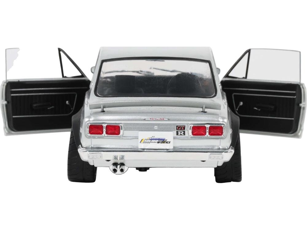 Nissan Skyline 2000 GT-R (KPGC10) Hakosuka Silver 1970 1:18 Scale Diecast Car – Solido-Solido-Diecast Model Centre