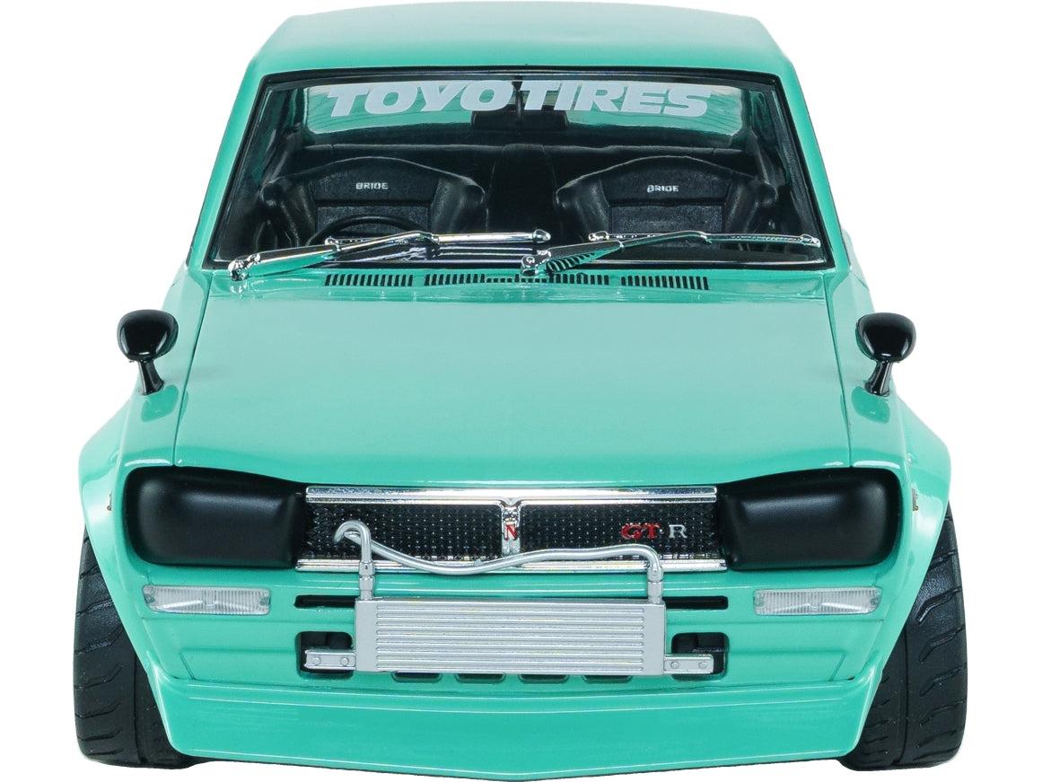Nissan Skyline 2000 GT-R (KPGC10) Hakosuka Solido Works Mint Green 1970 1:18 Scale Diecast Car – Solido-Solido-Diecast Model Centre