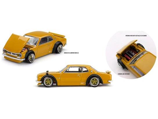 Nissan Skyline 2000 GT-R (KPGC10) Kaido Street V2 1:64 Scale MINI GT Diecast Model Car-MINI GT-Diecast Model Centre