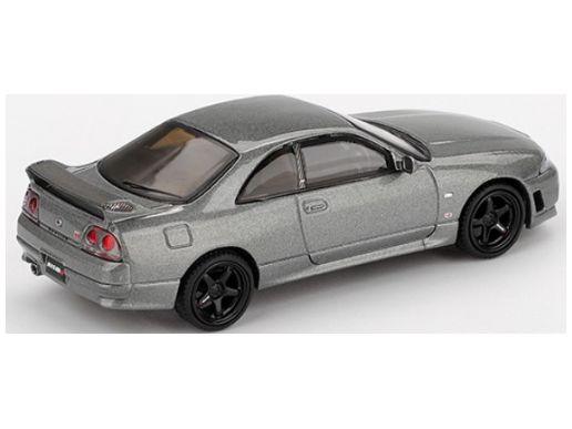 Nissan Skyline GT-R Dark Metal Grey (Nismo BCNR33 CRS Version) (RHD) Blister Packaging 1:64 Scale Diecast Model Car – MINI GT-MINI GT-Diecast Model Centre