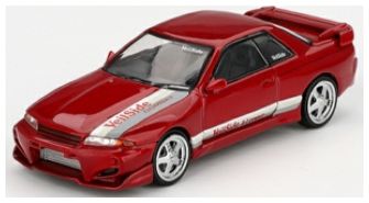 Nissan Skyline GT-R (R32) Veilside Combat C-I Gem Red (RHD) (Blister Packaging) 1:64 Scale MINI GT Diecast Model-MINI GT-Diecast Model Centre