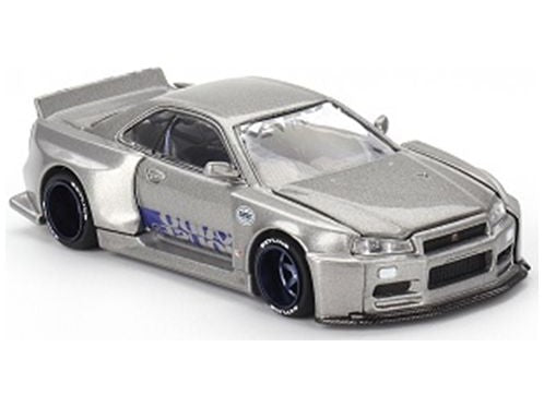 Nissan Skyline GT-R R34 Kaido Works Shinjuku V1 - 1:64 Scale Model Car-MINI GT-Diecast Model Centre