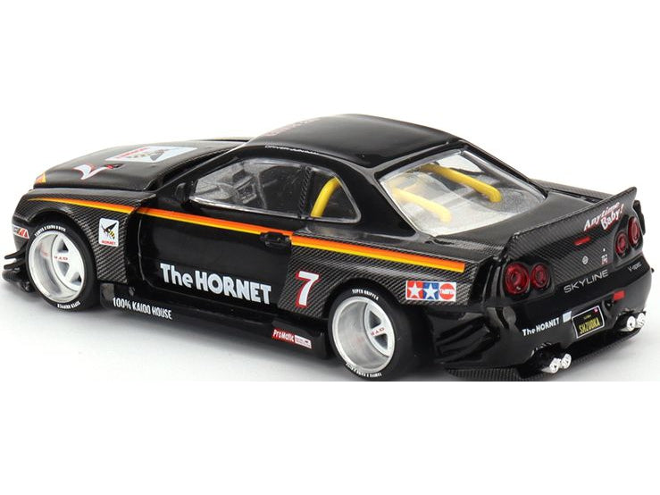 Nissan Skyline GT-R (R34) Tamiya X Kaido House The Hornet - 1:64 Scale Diecast Model Car-MINI GT-Diecast Model Centre