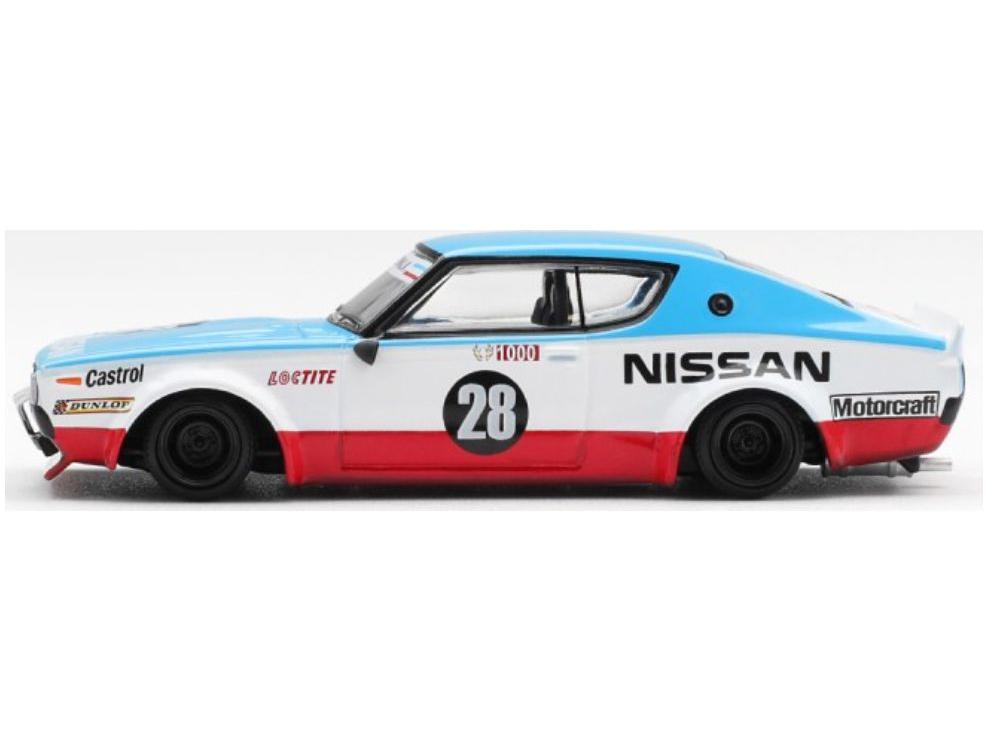 Nissan Skyline Kenmeri Liberty Walk Nissan Racing '75 Concept (RHD) Blister Packaging 1:64 Scale MINI GT Model Car-MINI GT-Diecast Model Centre