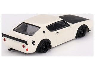 Nissan Skyline Kenmeri Liberty Walk white 1:64 Scale