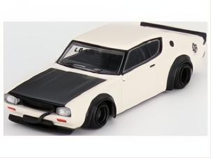 Nissan Skyline Kenmeri Liberty Walk white 1:64 Scale