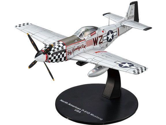 North American P-51D Mustang 1:72 Scale DeAgostini Diecast Model Aircraft-DeAgostini-Diecast Model Centre