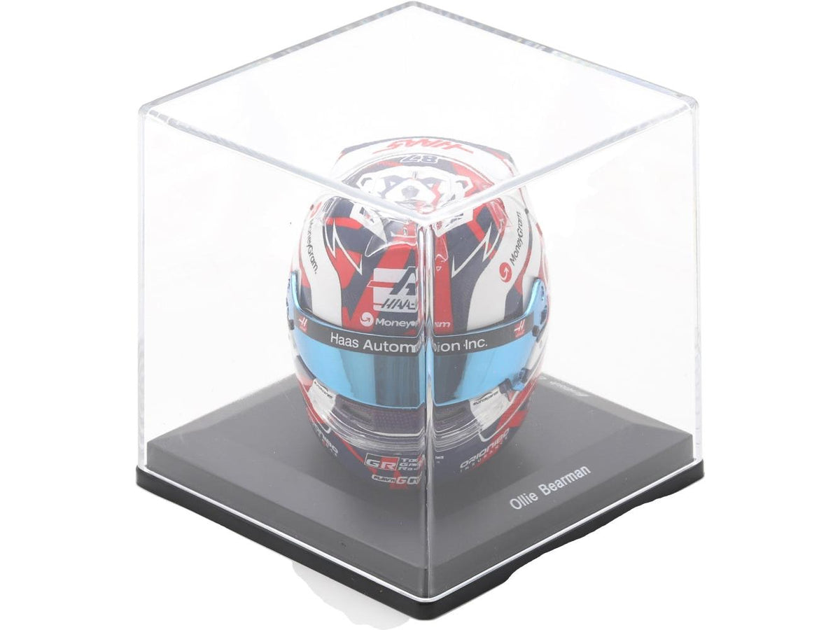 Ollie Bearman F1 British GP 2025 Helmet 1:5 Scale Resin Replica – Spark-Spark-Diecast Model Centre