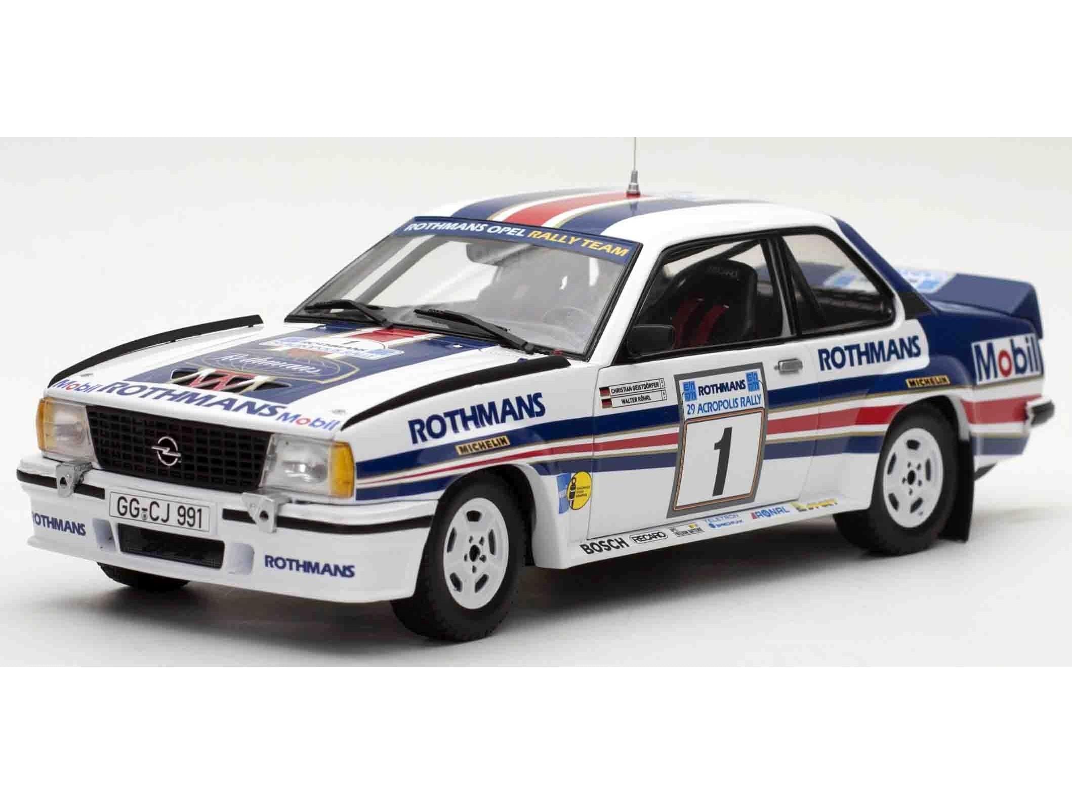 Opel Ascona 400 Rothmans Acropolis Rally 1982 W.Rohrl/C.Geistdorfer #1 1:18 Scale Sun Star Diecast Model Car-Sun Star-Diecast Model Centre
