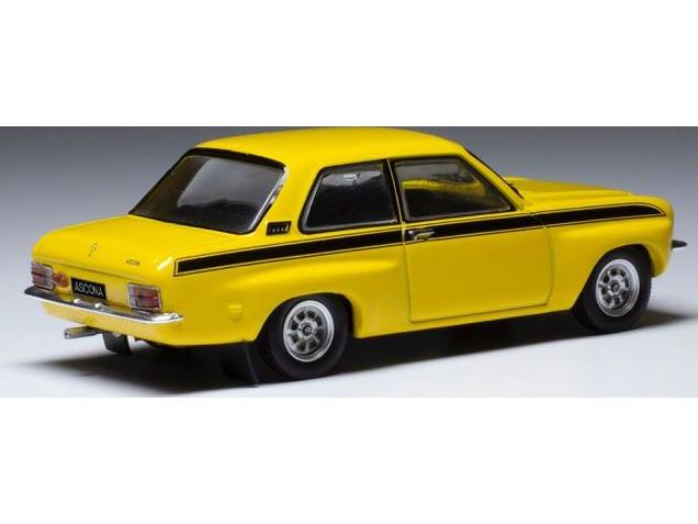 Opel Ascona A Tuning Yellow 1973 1:43 Scale IXO Diecast Model Car-IXO-Diecast Model Centre