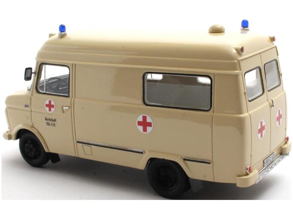 Opel Blitz Voll Rettungswagen Karlstadt 1965-1975 1:43 Scale Matrix Resin Model Car-Matrix-Diecast Model Centre