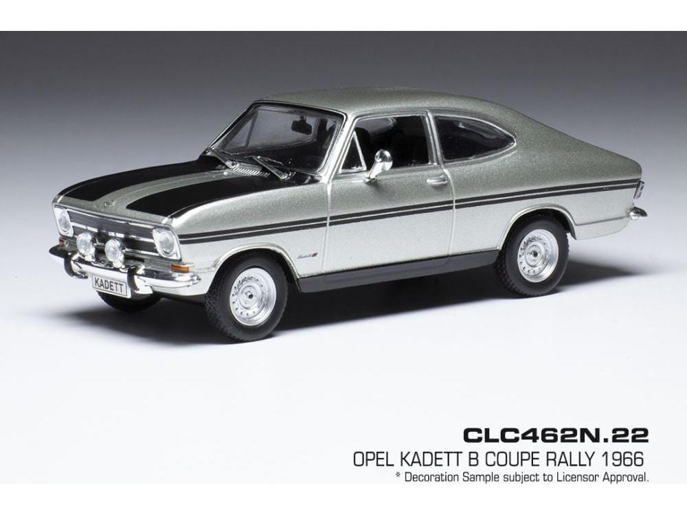 Opel Kadett B Coupe Rallye Silver 1966 1:43 Scale IXO Diecast Model Car-IXO-Diecast Model Centre
