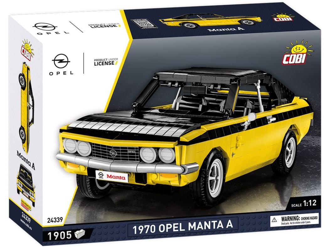 Opel Manta A 1970 (1870 pcs) Cobi Brick Build Kit-Cobi-Diecast Model Centre