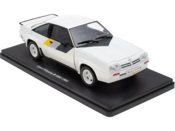 Opel Manta B 400 1981 White 1:24 Scale Unbranded Diecast Model Car-Unbranded-Diecast Model Centre