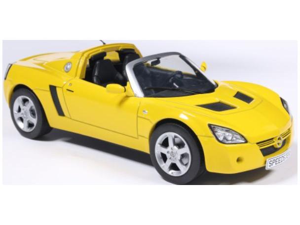 Opel Speedster Yellow 2001 1:24 Scale WhiteBox Diecast Model Car-WhiteBox-Diecast Model Centre