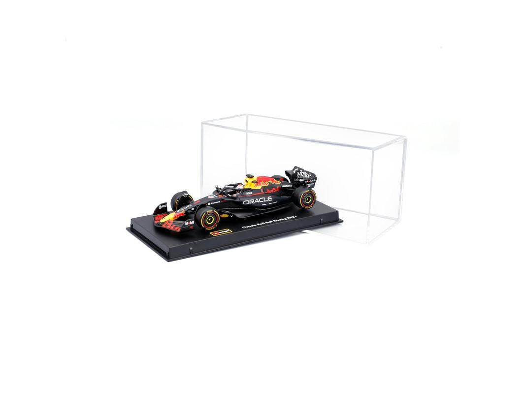 Oracle Red Bull RB21 F1 2025 #1 Max Verstappen w/Helmet 1:43 Scale Bburago Diecast Model Car-Bburago-Diecast Model Centre