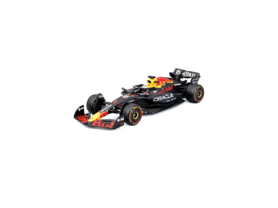 Oracle Red Bull RB21 F1 2025 #1 Max Verstappen w/Helmet 1:43 Scale Bburago Diecast Model Car-Bburago-Diecast Model Centre