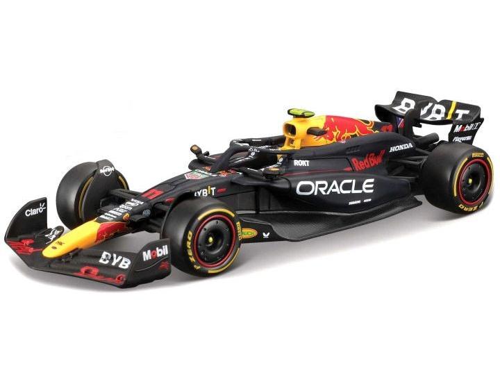 Oracle Red Bull Racing RB20 #11 F1 2024 Sergio Perez 1:43 Scale Model Car (w/helmet)