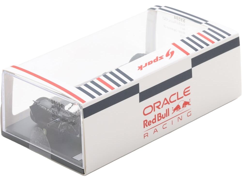 Oracle Red Bull Racing RB21 #1 1st Japanese GP 2025 Max Verstappen w/Pit Board 1:43 Scale Resin Car – Spark-Spark-Diecast Model Centre