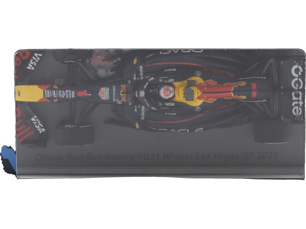 Oracle Red Bull Racing RB21 #1 Winner F1 Las Vegas GP 2025 Max Verstappen w/Pit Board 1:43 Scale Resin Car – Spark-Spark-Diecast Model Centre