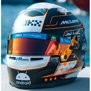 Oscar Piastri 2023 - 1:2 Scale Bell F1 Mini Helmet