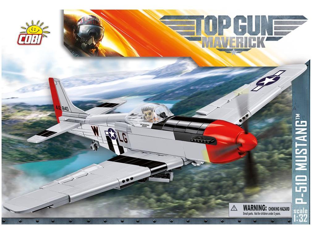P-51D Mustang 350 KL. Top Gun Cobi Brick Build Kit-Cobi-Diecast Model Centre