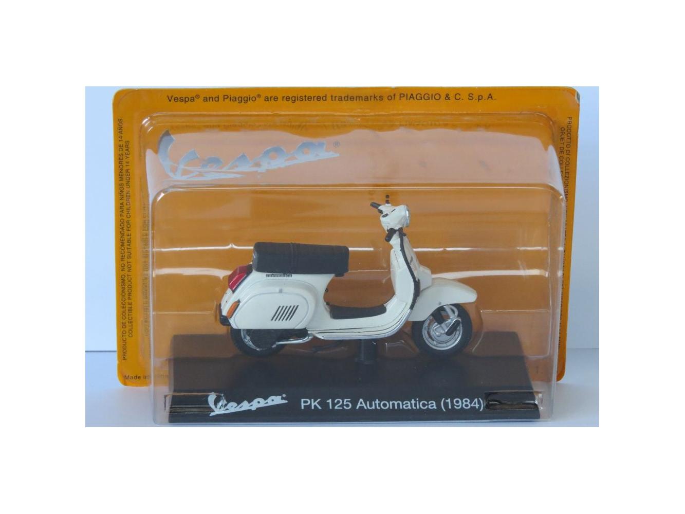 PK 125 S Automatica 1984 white - 1:18 Scale Diecast Model Scooter-Unbranded-Diecast Model Centre