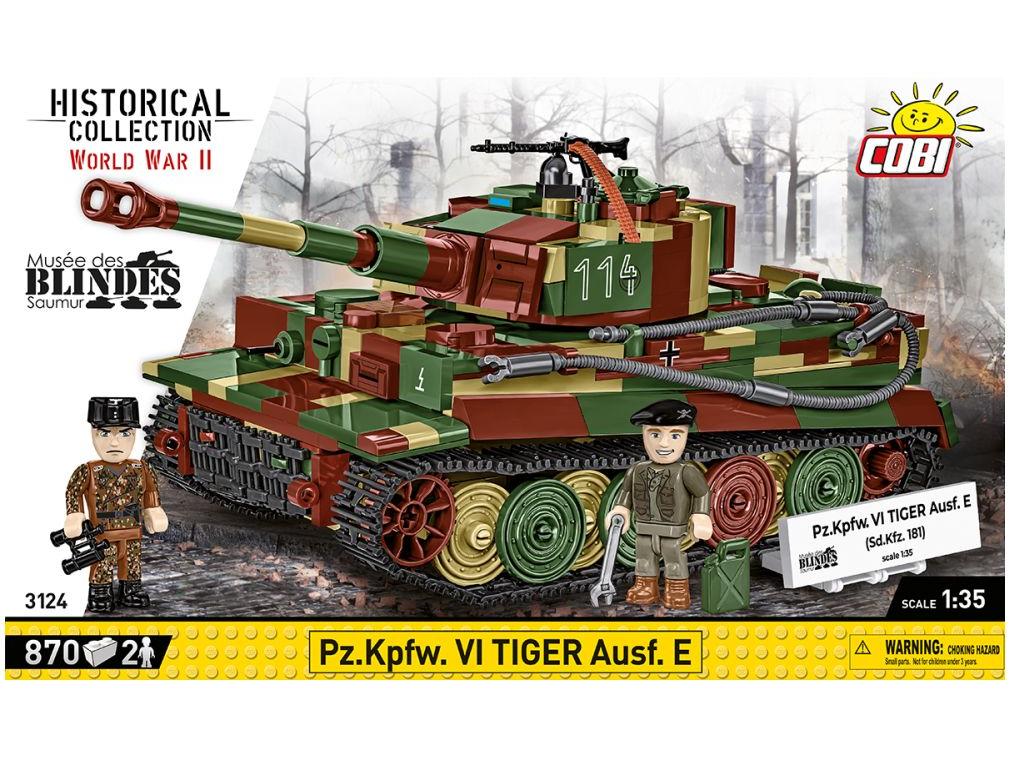 PZKPFW VI Tiger AUSF.E WWII (862 pcs) Cobi Brick Build Kit-Cobi-Diecast Model Centre
