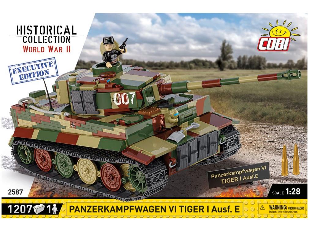 PZKPFW VI Tiger I AUSF.E Executive Edition WWII (1196 pcs) Cobi Brick Build Kit-Cobi-Diecast Model Centre