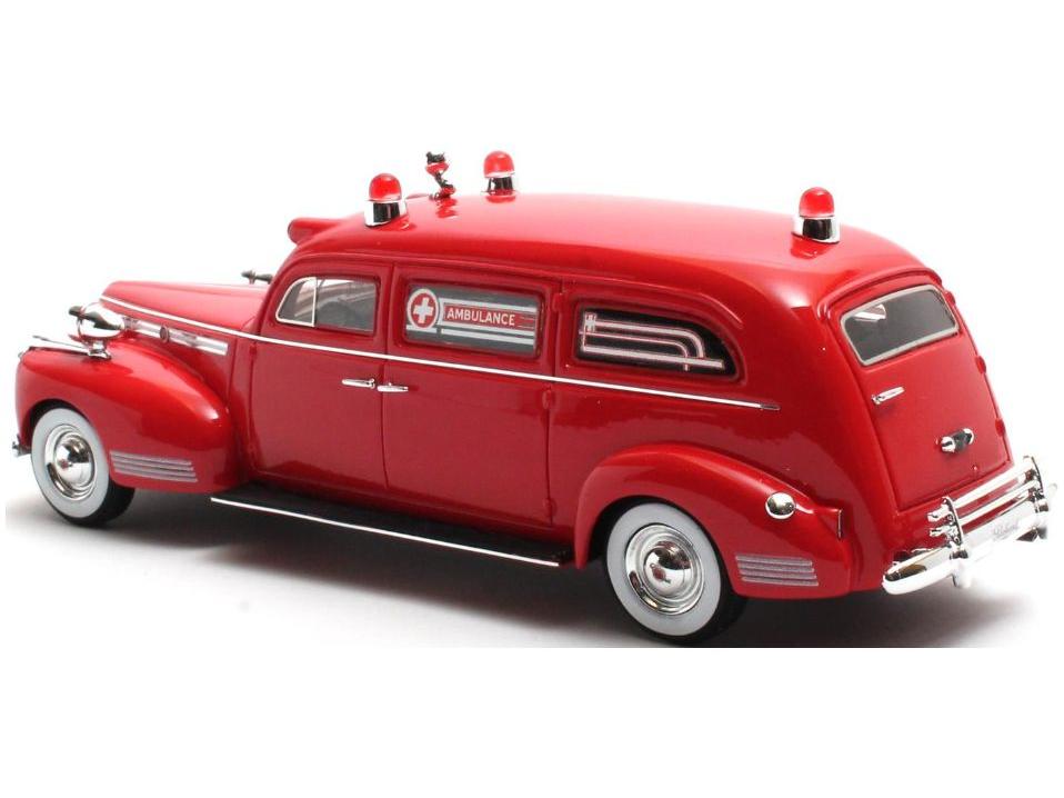 Packard Henney Ambulance 1940 Red 1:43 Scale Matrix Resin Model Car-Matrix-Diecast Model Centre