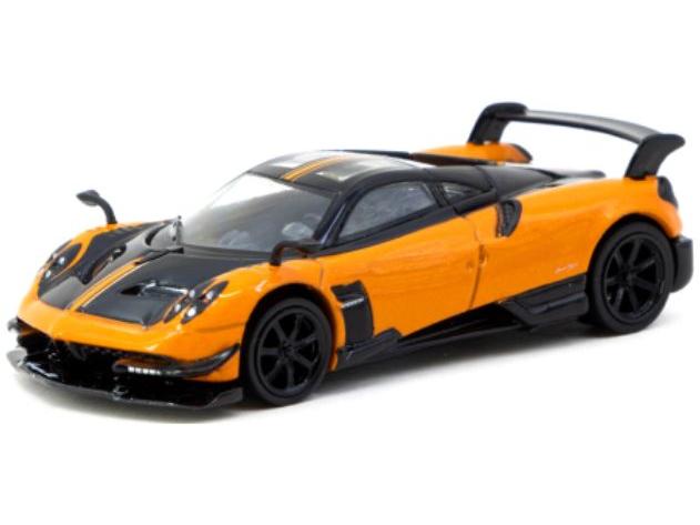 Pagani Huayra BC Orange/Black 1:64 Scale Tarmac Works Diecast Model-Tarmac Works-Diecast Model Centre