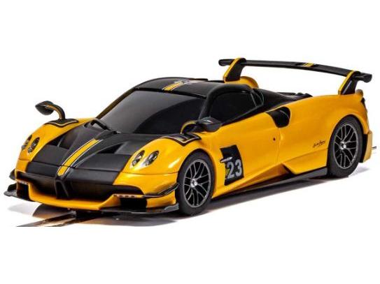 Pagani Huayra BC Roadster - Yellow Super Resistant in Card Box 1:32 Scale Scalextric-Scalextric-Diecast Model Centre