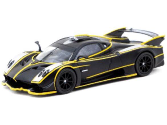 Pagani Huayra R Black/Silver 1:64 Scale Tarmac Works Diecast Model Car