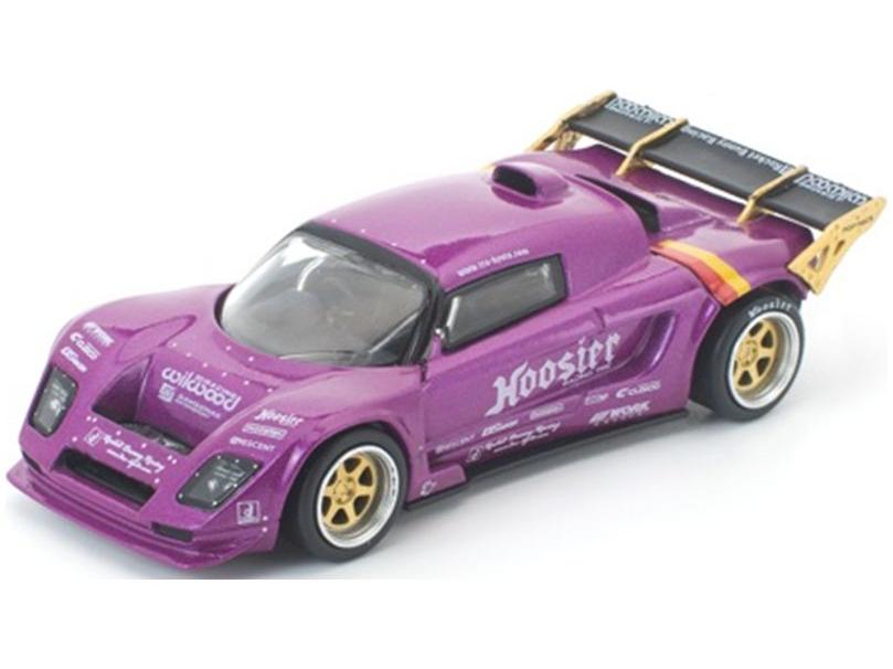 Pandem Lotus Elise Purple 1:64 Scale Pop Race Diecast Model Car