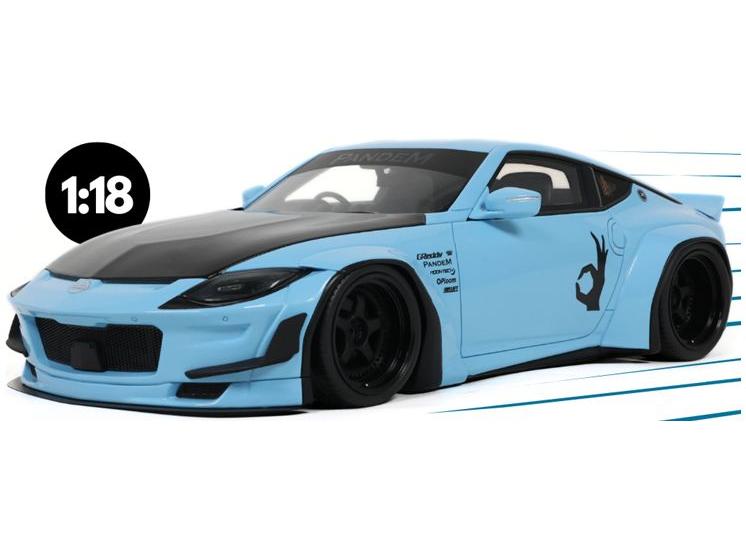 Pandem Nissan Fairlady Z China Blue 2025 1:18 Scale GT Spirit Resin Model Car-GT Spirit-Diecast Model Centre