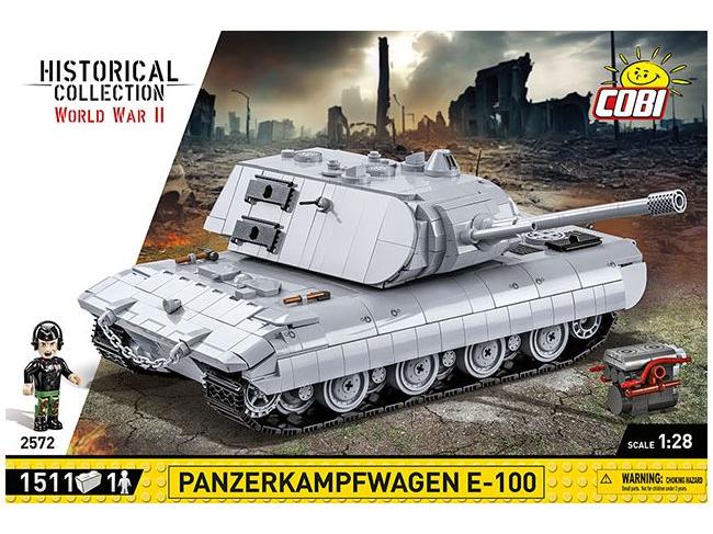 Panzerkampfwagen E-100 WWII (1510 pcs) Cobi Brick Build Kit-Cobi-Diecast Model Centre