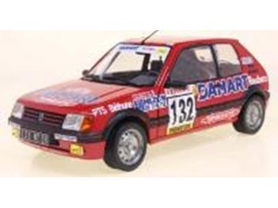 Peugeot 205 GTi 1.6L #132 Delecour Pauwels Rallye Monte Carlo 1986 1:18 Scale Solido Diecast Model-Solido-Diecast Model Centre