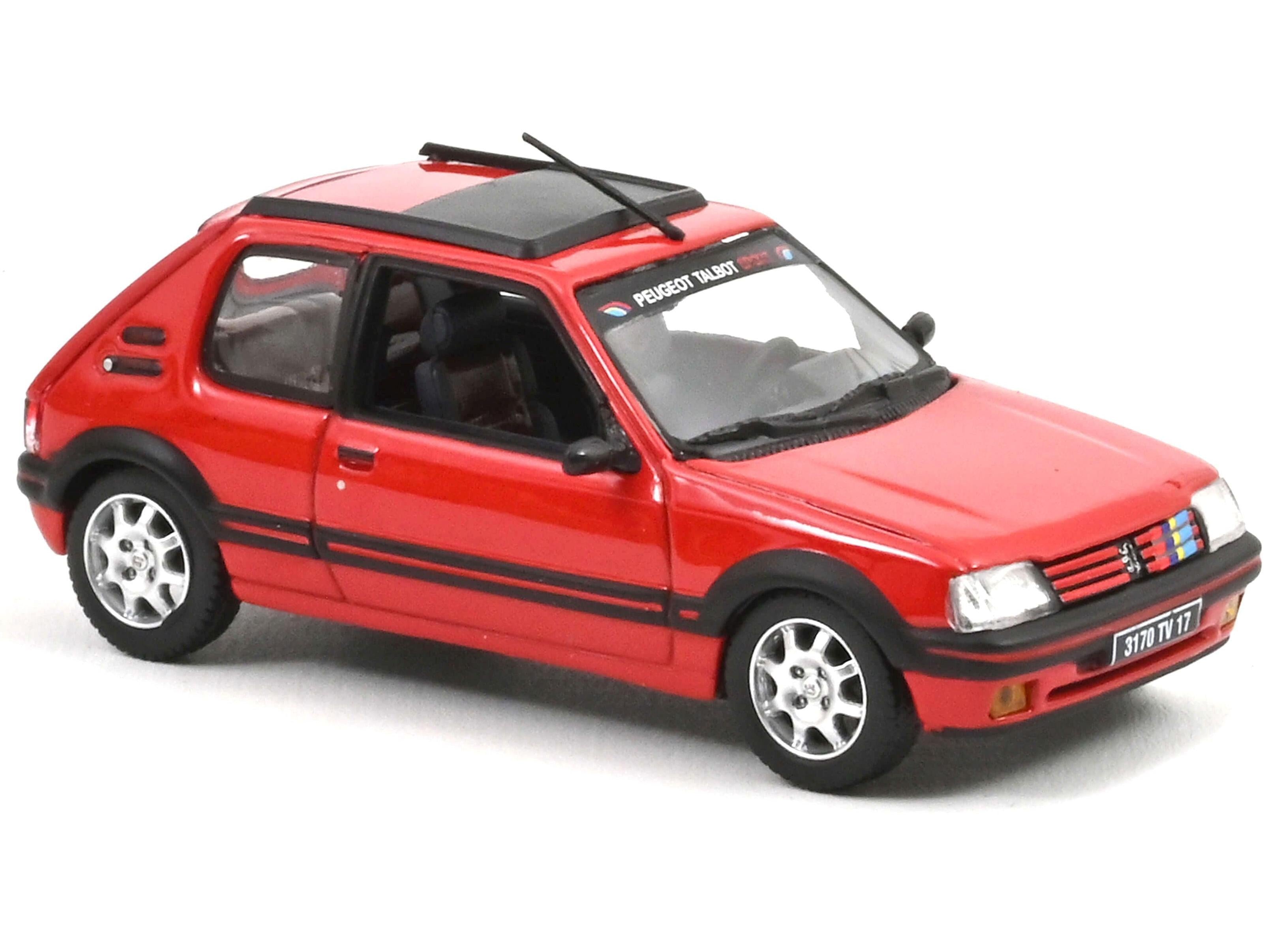 Peugeot 205 GTi 1.9 Vallelunga Red w/PTS 1991 1:43 Scale Norev Diecast Model Car-Norev-Diecast Model Centre