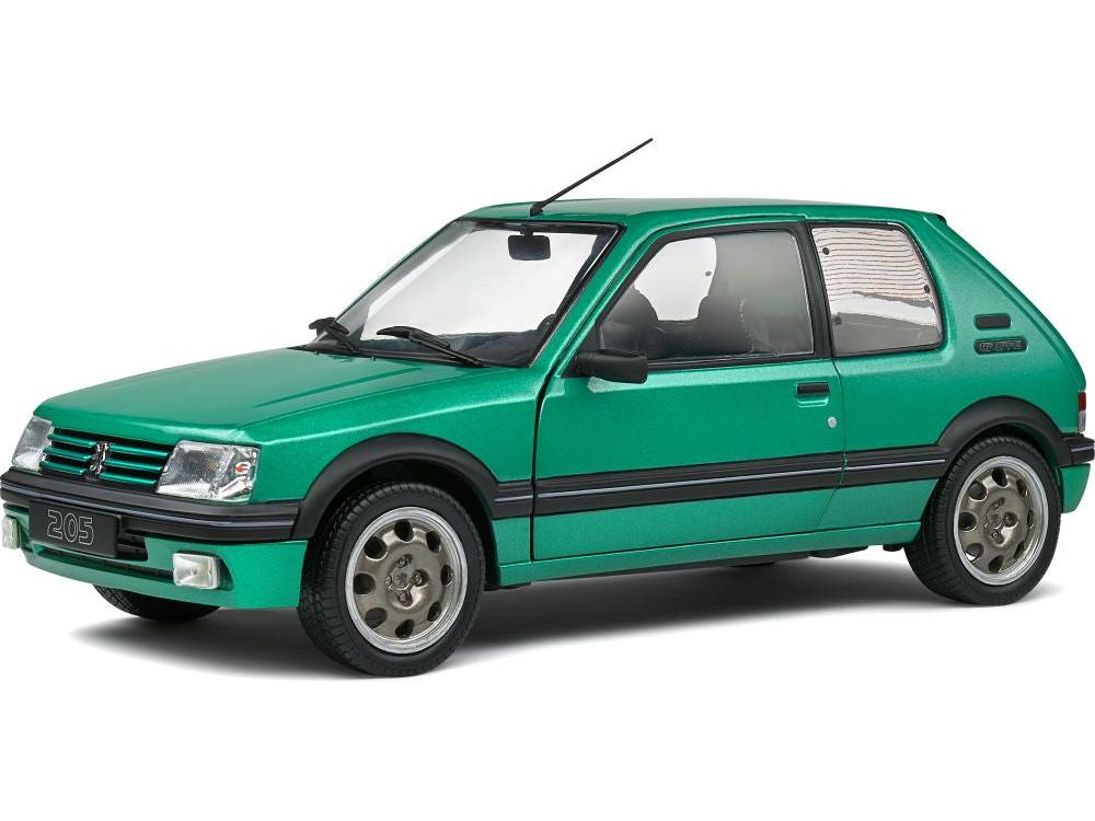 Peugeot 205 Gti 1992 Green 1:18 Scale Solido Diecast Model-Solido-Diecast Model Centre
