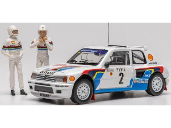 Peugeot 205 Turbo 16 Rally Monte Carlo 1985 #2 A. Vatanen/T. Harryman 1:43 Scale Diecast Model Car – IXO-IXO-Diecast Model Centre