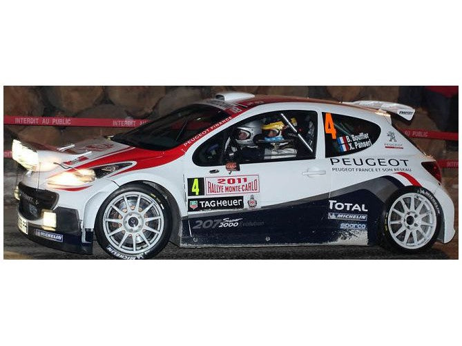 Peugeot 207 S2000 #4 B.Bouffier/X.Panseri Rallye Monte Carlo 2011 Winner - 1:18 Scale-Sun Star-Diecast Model Centre
