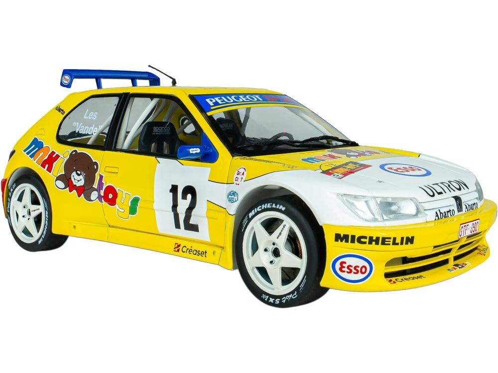 Peugeot 306 Maxi #12 Vandewauver J.M. Vanderschuren Rally Du Condroz 1997 1:18 Scale Diecast Car – Solido-Solido-Diecast Model Centre