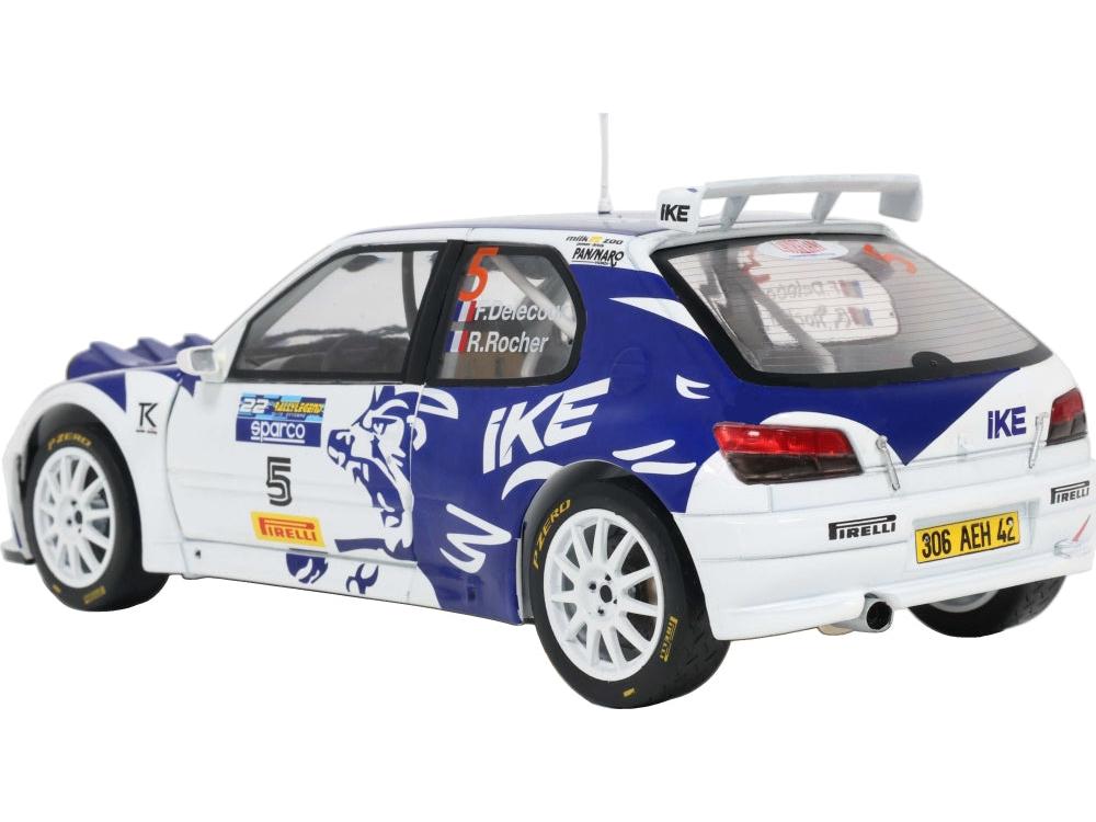 Peugeot 306 Maxi #5 Rallylegend 2024 Delecour/Roche 1:18 Scale Diecast Car – Solido-Solido-Diecast Model Centre
