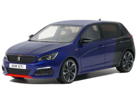 Peugeot 308 GTi 2018 blue - 1:18 Scale Resin Model Car-OttOmobile-Diecast Model Centre